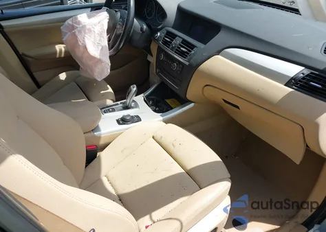 2013 BMW X3 xDrive28I from USA, damaged, VIN 5UXWX9C56D0A27633